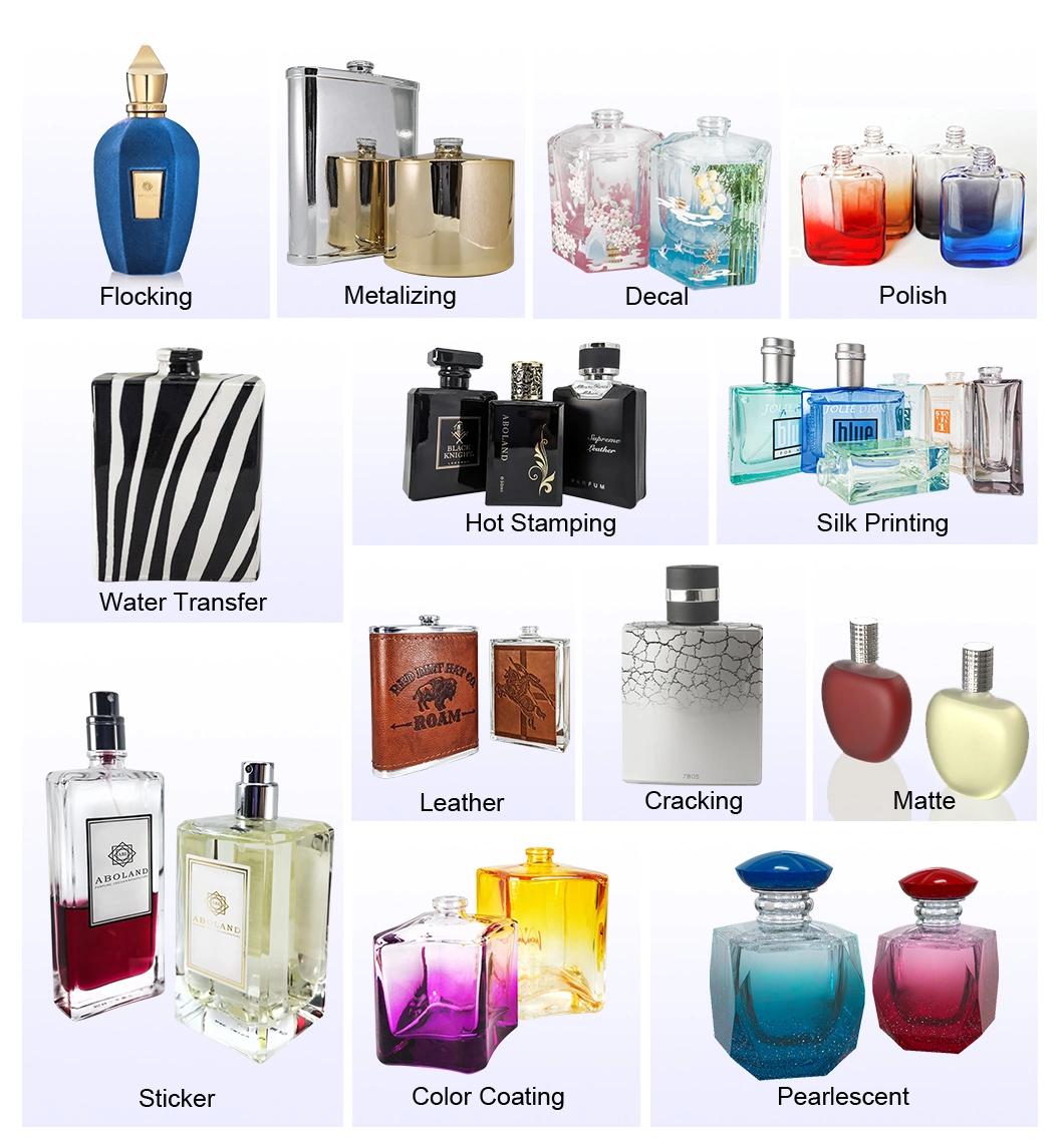 China Wholesale 75ml Luxury Cosmetic Packaging Fea15 Glass Perfume Bottle
