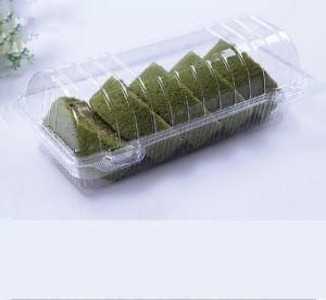 Two Color Cake Swiss Roll Bakery Plastic Cake Box