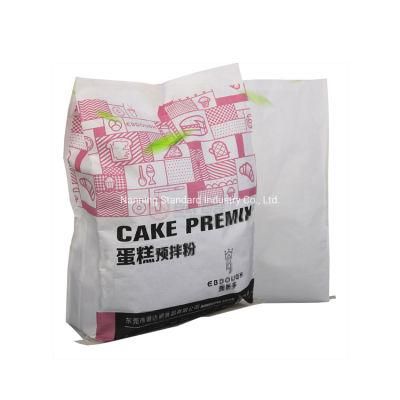 China Factory Custom Free Design Printing Paper Bags for Bread Wheat Flour Packing Bags