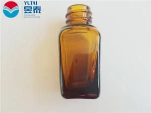 15ml Square Amber Essential Oil Glass Bottle with Cap