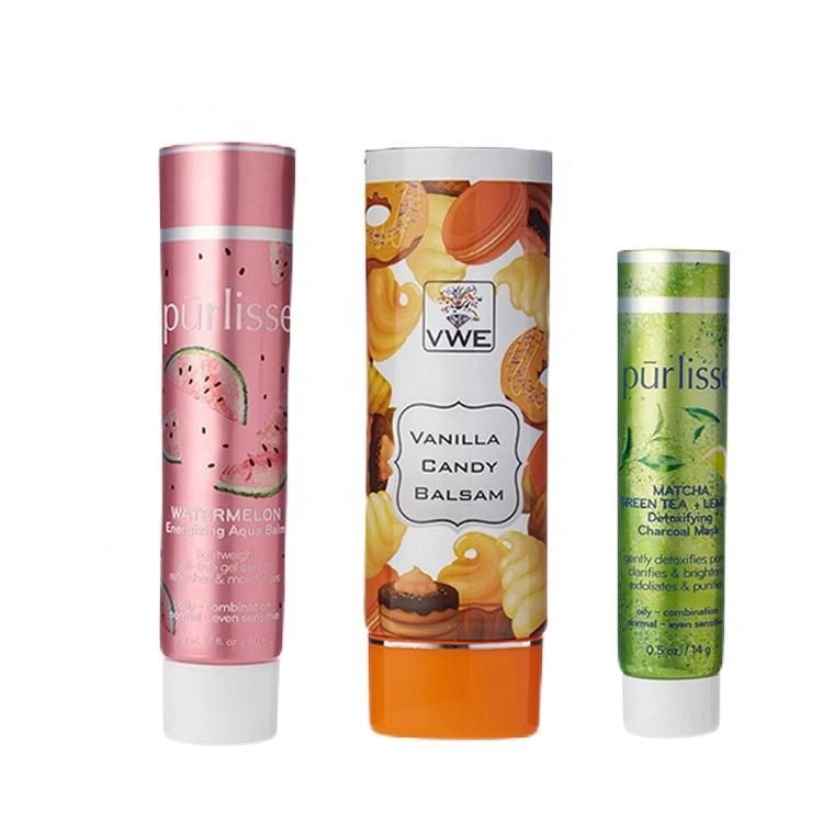 Cheap Price Thic Inflat Able Cream Plastic Tube Skincare Set 120ml Plastic Tube with Flip for Cleanser Screen Printing