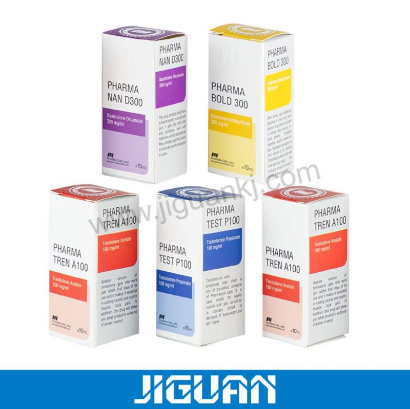 Free Design Oil Boxes Pharmaceutical Vial Boxes 10ml Vial Labels and Box