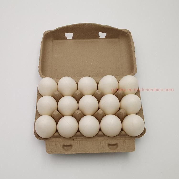 Paper Pulp Tray 30 Egg OEM Accepted Cardboard 30 Holes Egg Tray with Lid