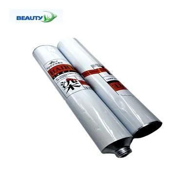 Hair Color Cream Cosmetic Empty Collapsible Packaging Aluminum Tube