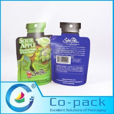 Custom High Barrier Plastic Drink Shape Bag