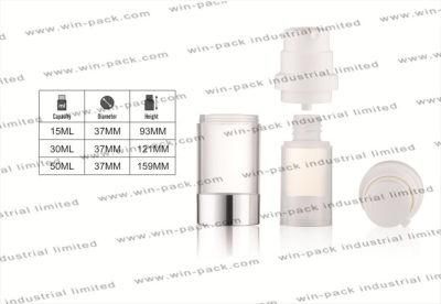 Luxury Airless Bottle Cheap Price Good Quality Airless Pump Bottle 15ml 30ml 50ml