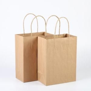 Personalized Kraft Bag China Paper Bags with Handles and Logo