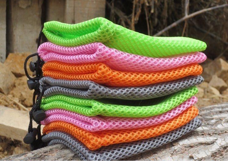 Polyester Mesh Drawstring Bag, Mobile Power Storage Bag (FLY- CB0120)