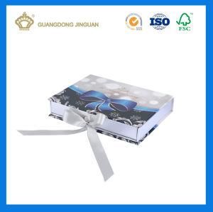 OEM High Quality Drawer Shape Cosmetic Box with Custom Printing (with ribbon butterfly knot)