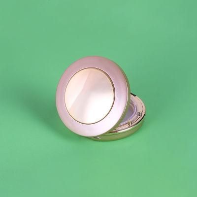 Hot Selling Empty Golden Press Powder Case Cosmetic Container for Makeup Case