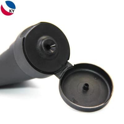 Squeeze 100ml 120ml 250ml Matte Black Plastic Soft Tube with Flip Cap