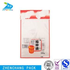 Transparent Vacuum Bag with Custom Printing Three Side Seal Bag Plastic packaging