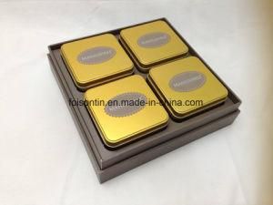 2018 Hot Sell Small Single Moon Cake Cookie Gift Tin Box