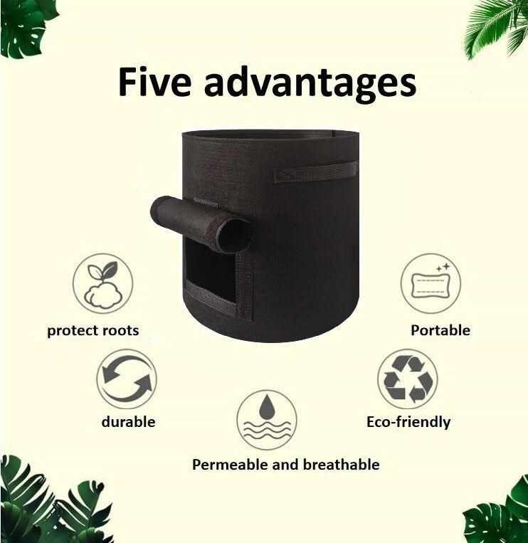 Grow Vegetables Basin Growing Potatoes Vertical Garden Pot Planter Bag