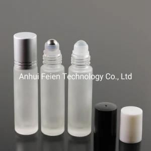 Wholesale Mini 10ml Amber Essential Oil Glass Roller Ball Perfume Bottle with Stainless Steel Roll in Stock