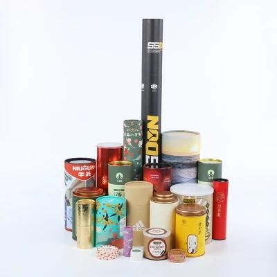 Circular Tube Recyclable Packaging Tube Wine Bottle Package Composite Tube Round Box Gift Box Packaging