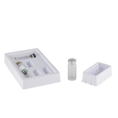 Custom Transparent Plastic Blister Packaging Tray for Vial