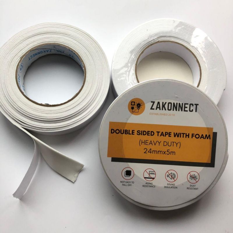 Hot Selling 2.0mm PE White Double-Sided High Foaming Cotton Tape