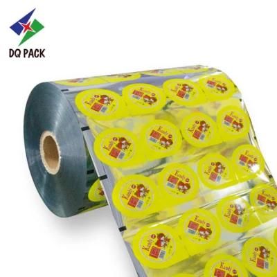 Dq Pack Custom PVC Transparent Shrink Label Plastic Bottle Label Packaged and Packaged Film Film