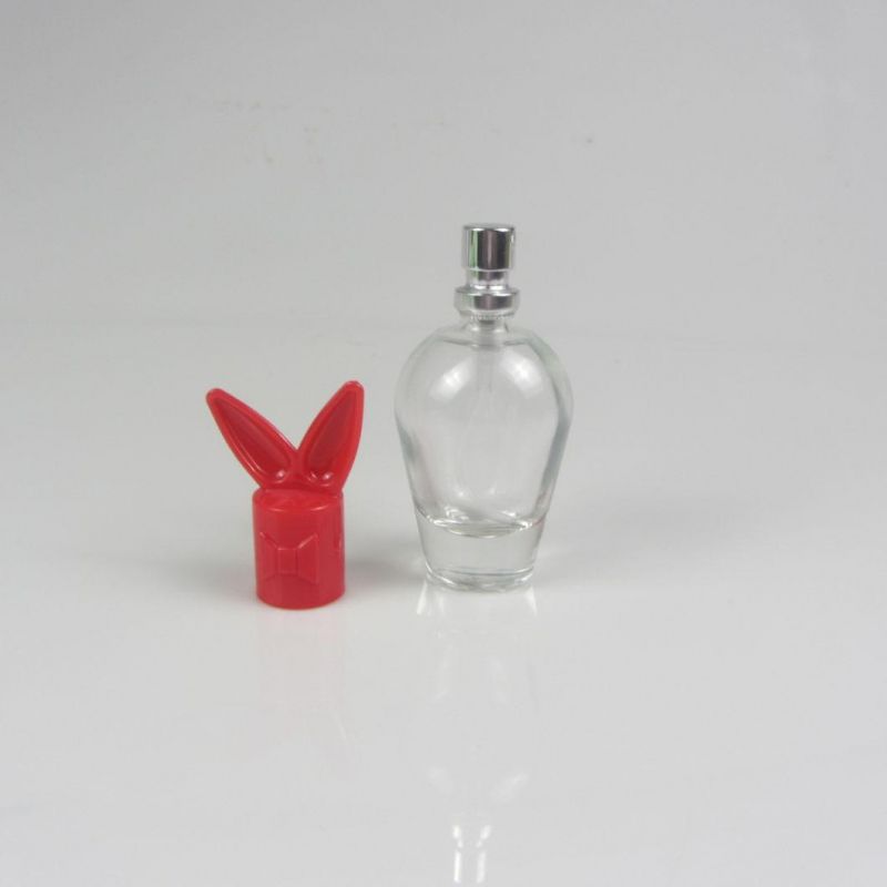 Clear 35ml Fragrance Oil Glass Perfume Bottle with Spray Pump