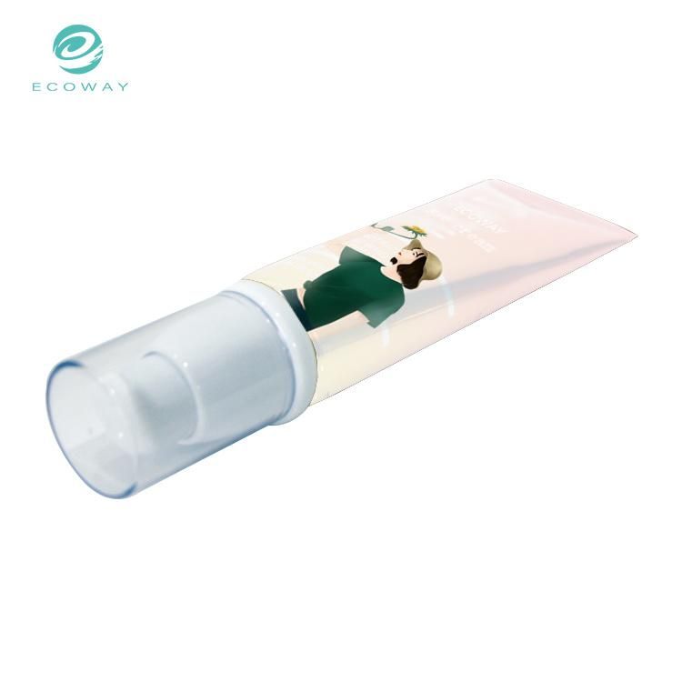with Vacuum Pump Bb and Cc Cream Airless Plastic Cosmetic Tube