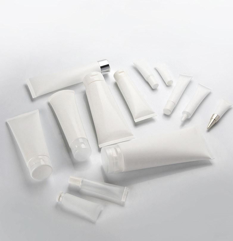 Cosmetic Container Wholesale Round Empty Plastic Lipstick Tube Eye Serum Massage Tube with Arylic Cap
