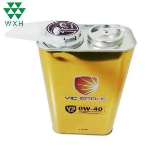 15L Engine Oil Lubricants Packing Tin Can with Metal Cap