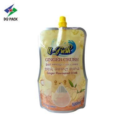 Dq Customized Design Spout Pouch Nozzle Bag for Juice