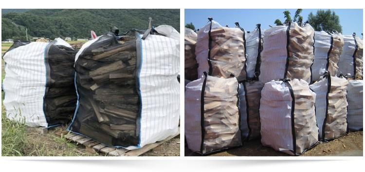 Ventilated PP Jumbo Bag Breathable Big Firewood PP Bulk Bag for Firewood Potato Packing