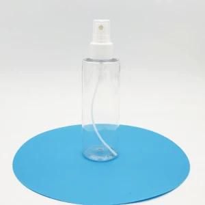 150ml Pet Alcohol Plastic Cosmetic Cylindrical Fine Mist Sprayer Bottle with Mist Spray Lid