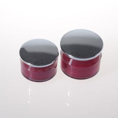 30g 50g Red Mushroom Acrylic Jar for Cosmetic Packaging
