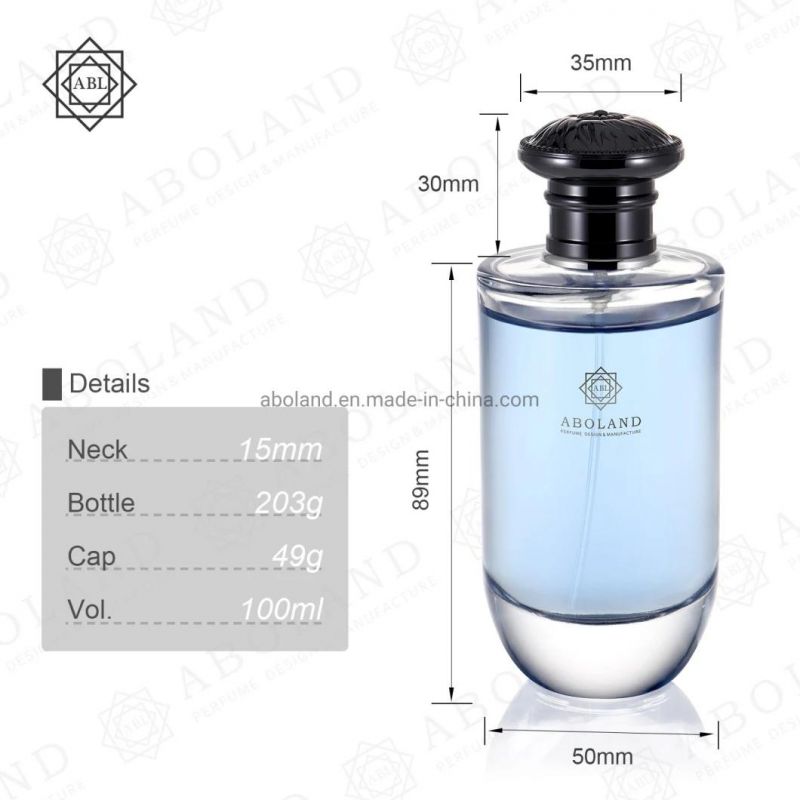 Empty Container Perfume Atomizer Glass 100ml Custom Perfume Bottle with Pump Spray
