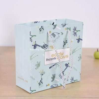 Biodegradable White Brown Paper Gift Packing Shopping Paper Bag Super Market Bags