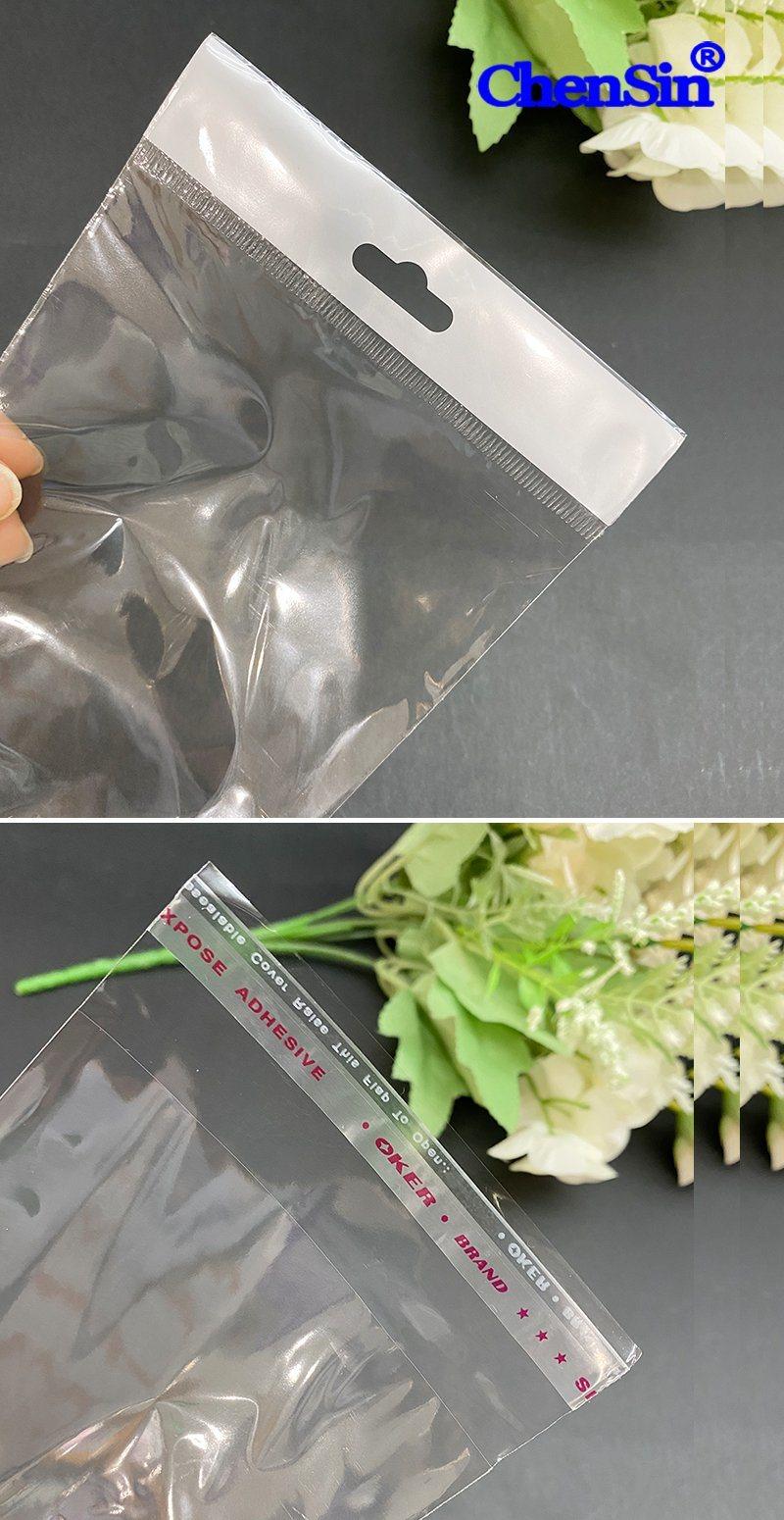 Poly Packing Clear Plastic BOPP Custom Printed OPP Bag