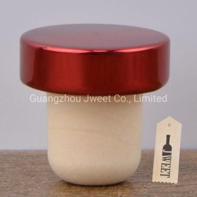 Custom T Shaped Metal Synthetic Cork Stopper /Cap /Lid