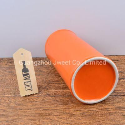 Custom All Color Empty Ceramic Bottles Orange Bottles