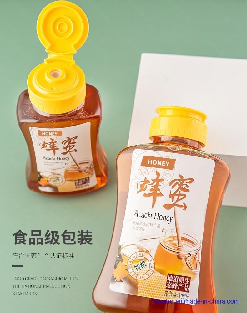500g 250g 8oz 16oz Plastic Honey Syrup Beverage Bottle Manufacture