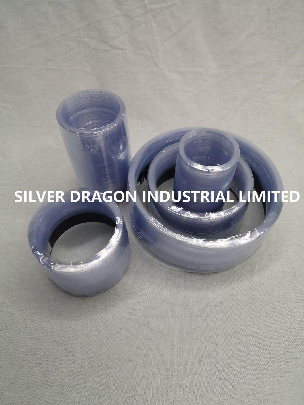 Preformed PVC Shrink Seals, Round Shape, Clear, 280X30+8mm