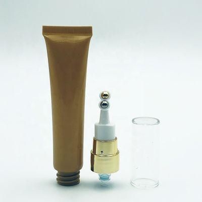 Cosmetic Tubes with Removable 2 Stainless Steel Roller Ball Applicator