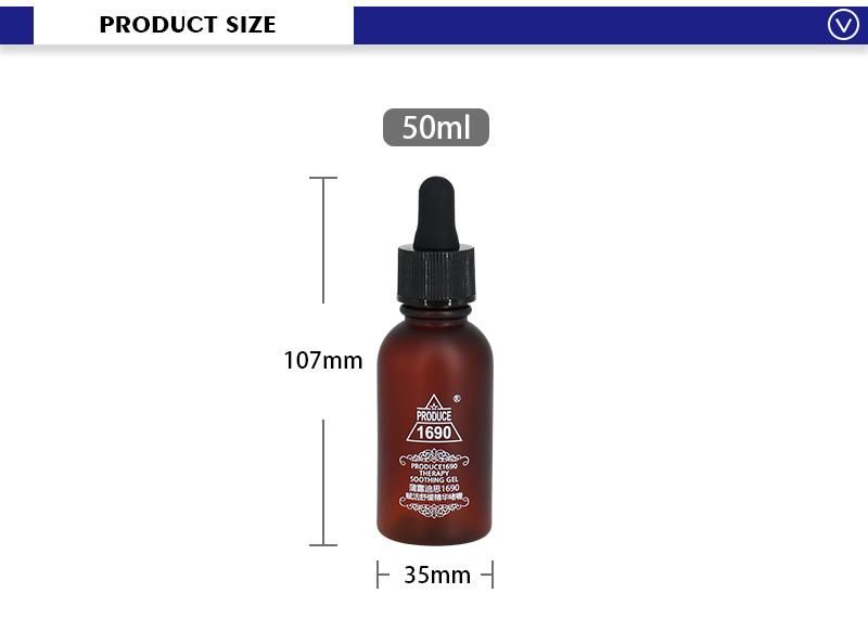 50ml Plastic Cosmetic Dropper Bottle Essence Lotion Dropping Bottles