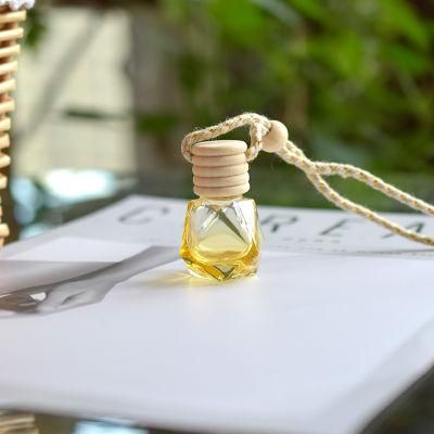 6ml Liquid Hanging Wood Car Perfume Glass Glass Bottle