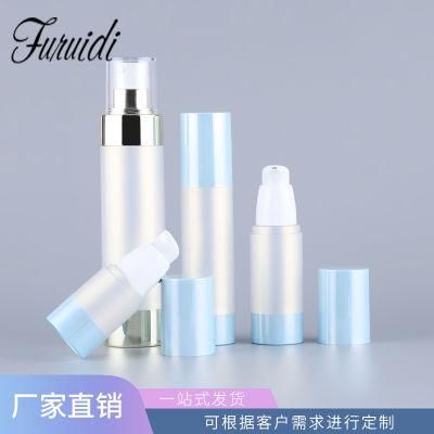 15ml 30ml 50ml 60ml Factory Price Cheapest Metal Look Airless PP Cosmetic Bottles for Customized Color and No Upcost