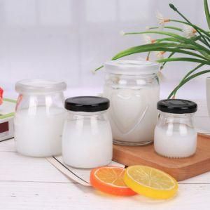 Kdg Manufacturers Multiple Capacities Food Storage Customize Clear Glass Pudding Jars