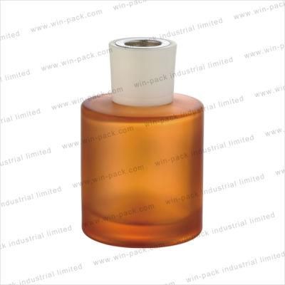 50ml 100ml 150ml 200ml Round Shape Matte Amber Perfume Bottles with Screw Cap for Home Decor Packaging