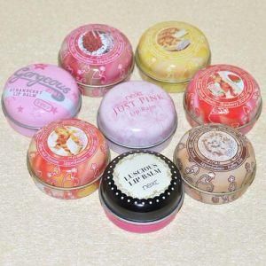 The Small Round Tin Cans Tin Box Cosmetics Canister Lipstick Metal Cans Perfume Box Medicine Box