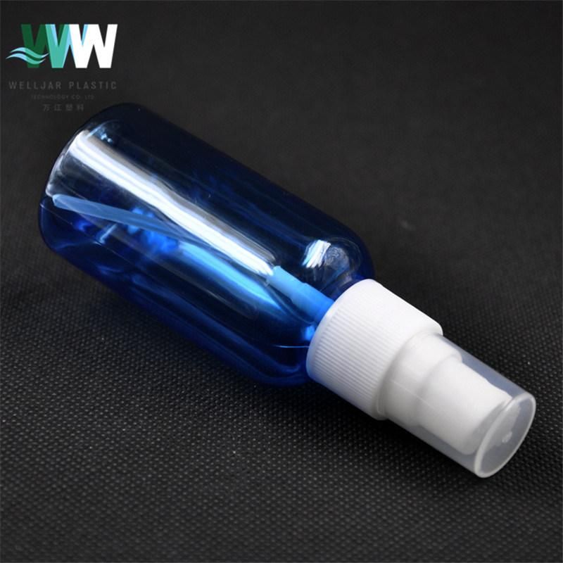 50ml Colorful Plastic Pet Bottle with Fine Mist Sprayer