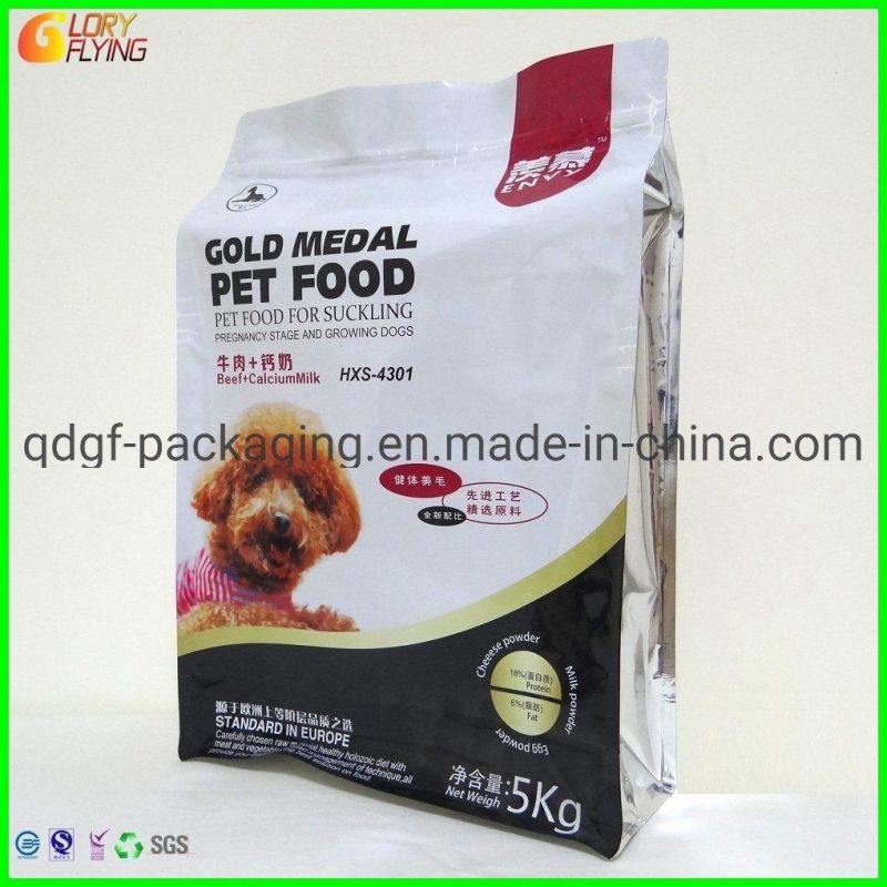 Dog Food Bag with Hard Plastic Handles for Heavy-Duty Food Packaging