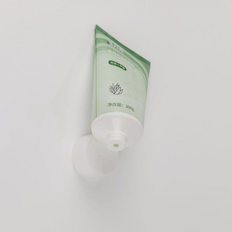 Eco-Friendly Scrub Cleanser Hose Highlight Plastic Compound Tube Skin Care Packaging