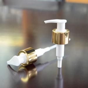 28 mm 28-410 Anodized Aluminum Gold Collar Pump Gold Plastic Pump