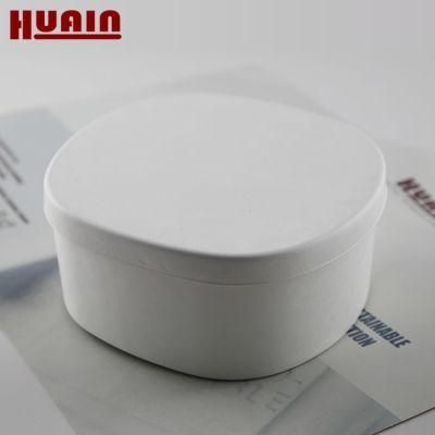 Eco Friendly Molded Pulp Bagasse Packaging White Box for Underwear
